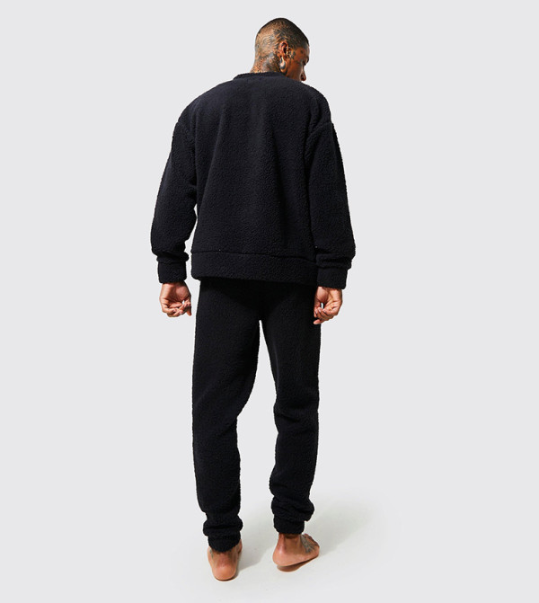 بوهو مان  - أسود Pyjama Set