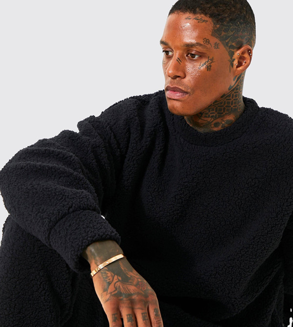 بوهو مان  - أسود Pyjama Set