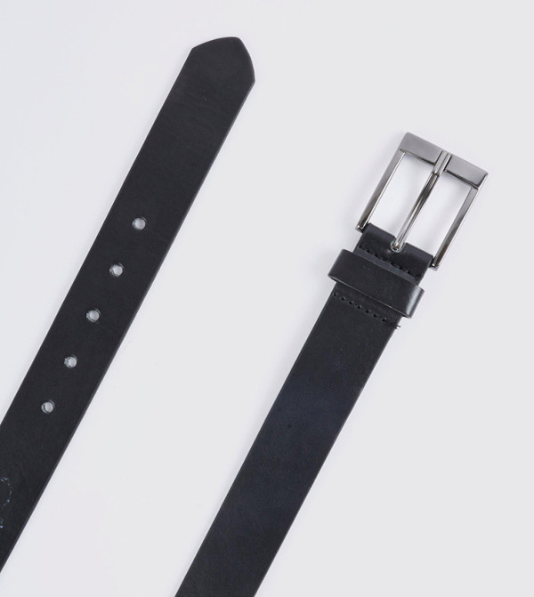 boohooMAN  Non Leather Belts - Black Non Leather Belts