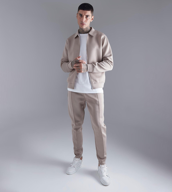 boohooMAN - Express  Clothing Set - Beige Co-Ord Set