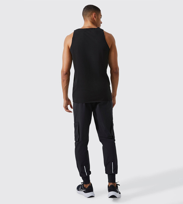 boohooMAN  Sportswear - Black T-Shirts & Vests