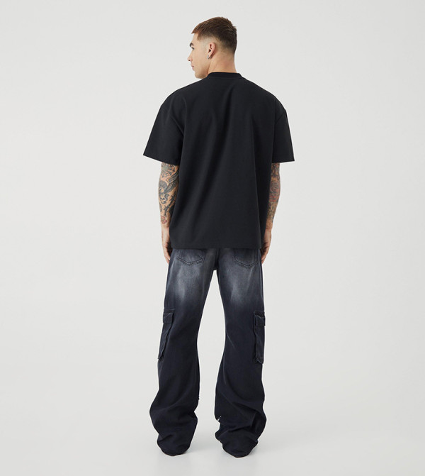 boohooMAN boohooMAN - BLACK Round Neck T-Shirts