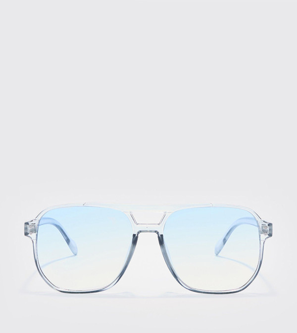 boohooMAN  Sunglasses - Blue undefined