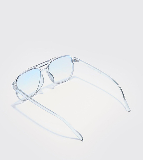 boohooMAN  Sunglasses - Blue undefined