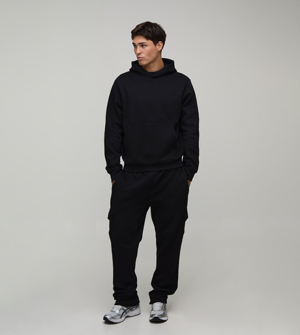 boohooMAN  Sportswear - BLACK Track Suits