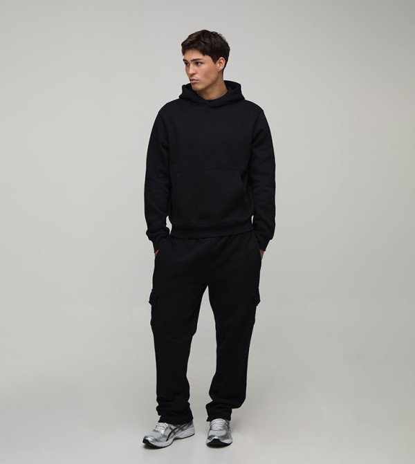 boohooMAN  Sportswear - BLACK Track Suits