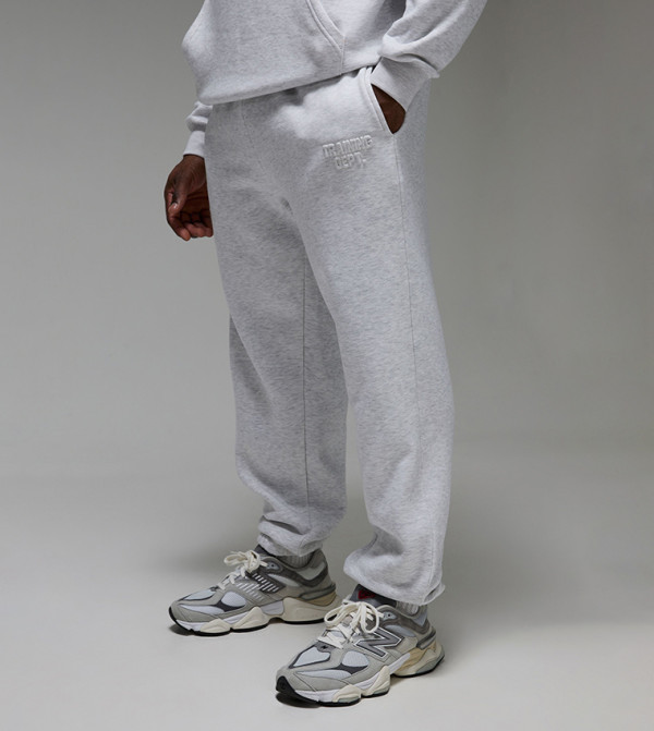 boohooMAN Track Pants & Joggers - Grey Track Pants & Joggers