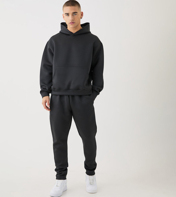boohooMAN - Outlet  Track Suit - Black Track Suits