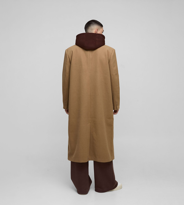 boohooMAN  Overcoats - Tan Overcoats