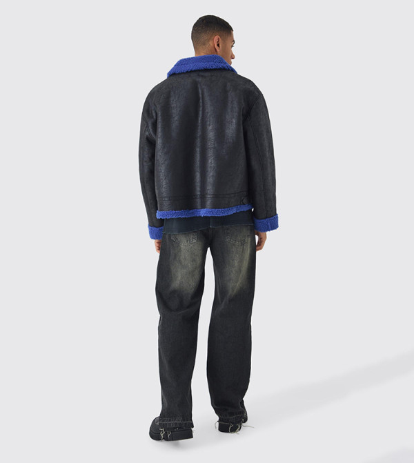 بوهو مان بوهو مان - أسود جاكيتات كاجوال