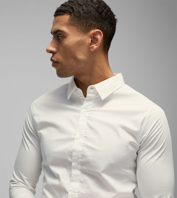 boohooMAN - Outlet  Formal Shirts - White Long Sleeves
