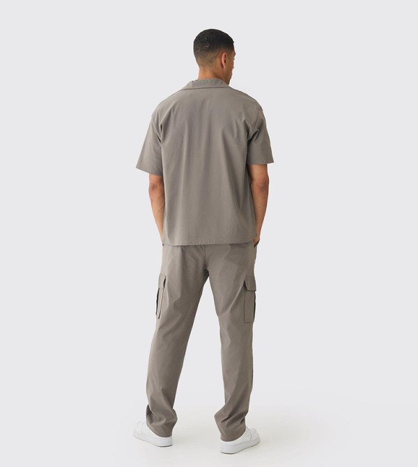 boohooMAN - Express  Clothing Set - Taupe Co-Ord Set
