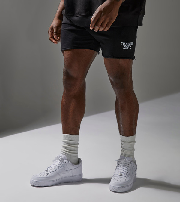 boohooMAN  Sportswear - Black Shorts