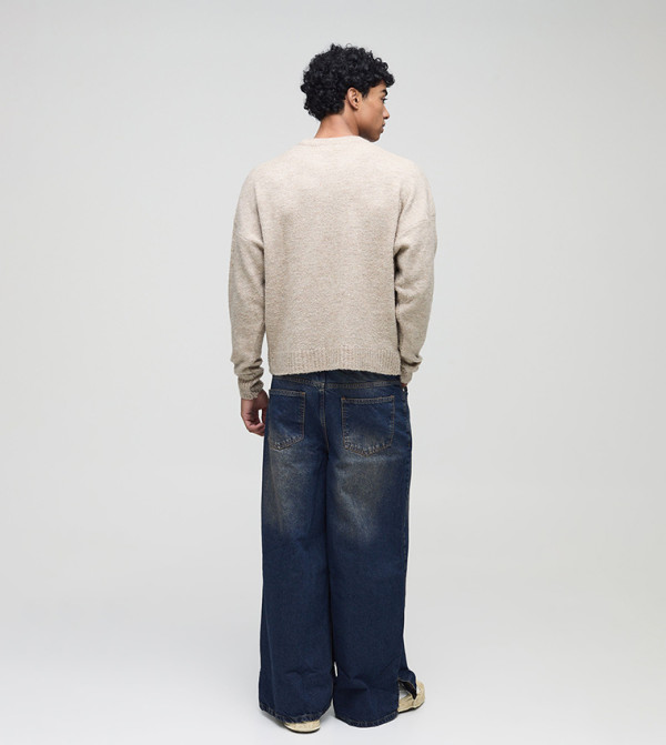 boohooMAN  Jeans - Blue Relaxed Jeans