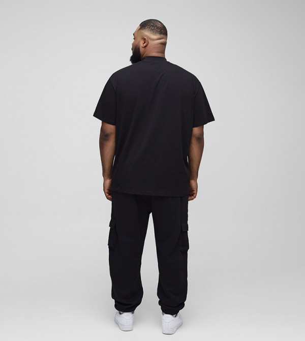 boohooMAN boohooMAN - Black Round Neck T-Shirts