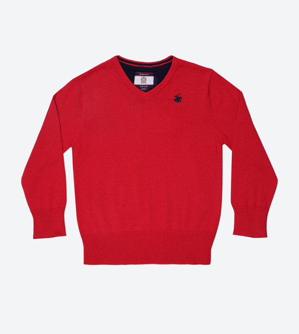 Beverly Hills Polo Club  Sweatshirts - Red Sweater