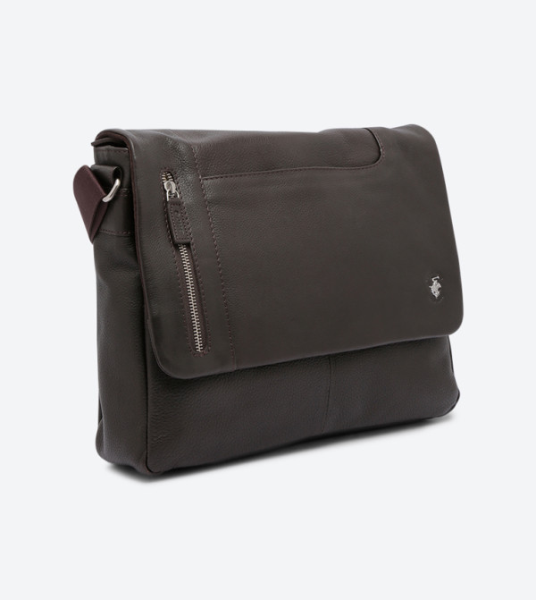 Beverly Hills Polo Club  Messenger Bags - Brown Messenger Bags