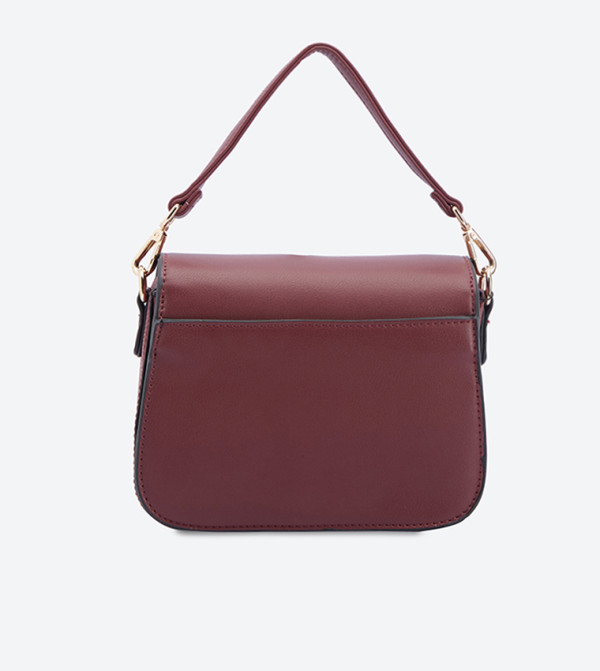 بيفرلي هيلز بولو كلوب  كروس  - ماروني حقائب بحمالة طويلة