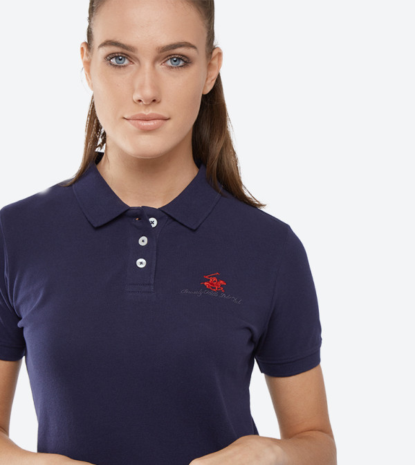 Beverly Hills Polo Club  Polo T-Shirts - Navy false