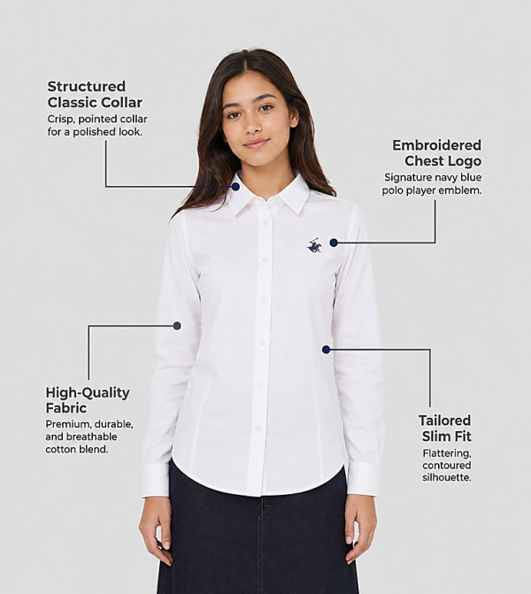 Beverly Hills Polo Club Tops - White Shirts