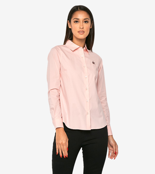 Beverly Hills Polo Club  colorpop-w - Pink Shirts