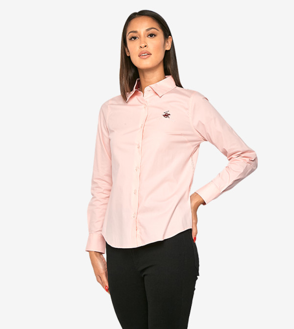 Beverly Hills Polo Club  colorpop-w - Pink Shirts