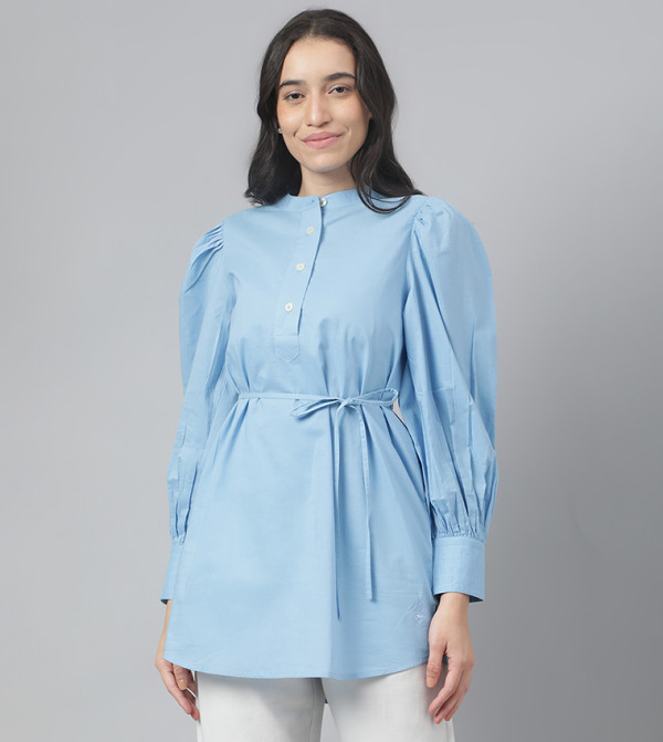 Beverly Hills Polo Club  Tops - Sky Blue Tunics