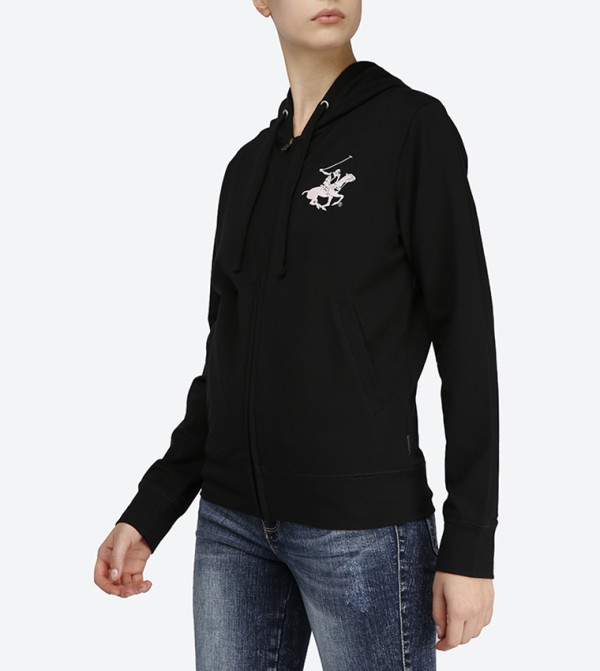 بيفرلي هيلز بولو كلوب Athleisure BTU - أسود هوديز وكنزات 