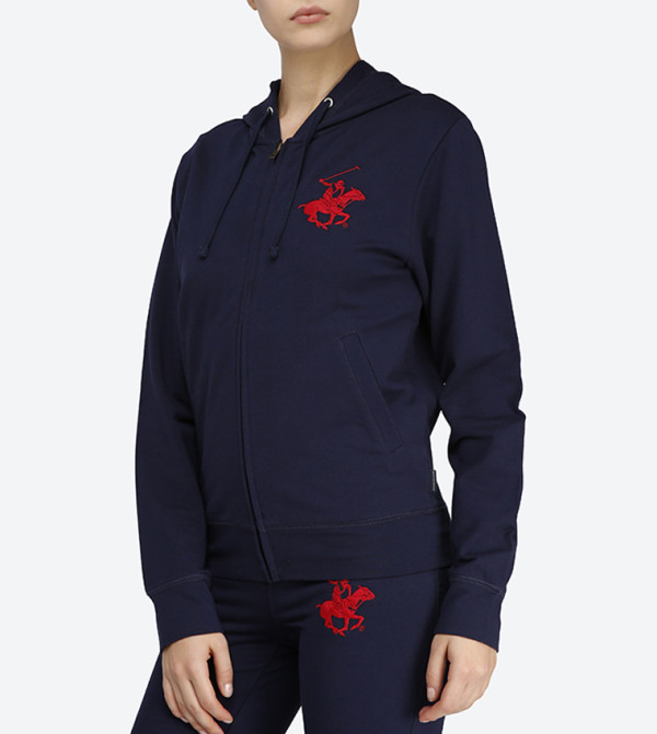بيفرلي هيلز بولو كلوب Athleisure BTU - كحلي مزرق  هوديز وكنزات 