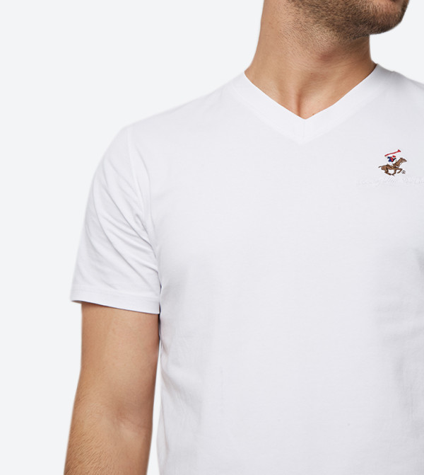 بيفرلي هيلز بولو كلوب  ملابس - أبيض تيشيرتات كاجوال