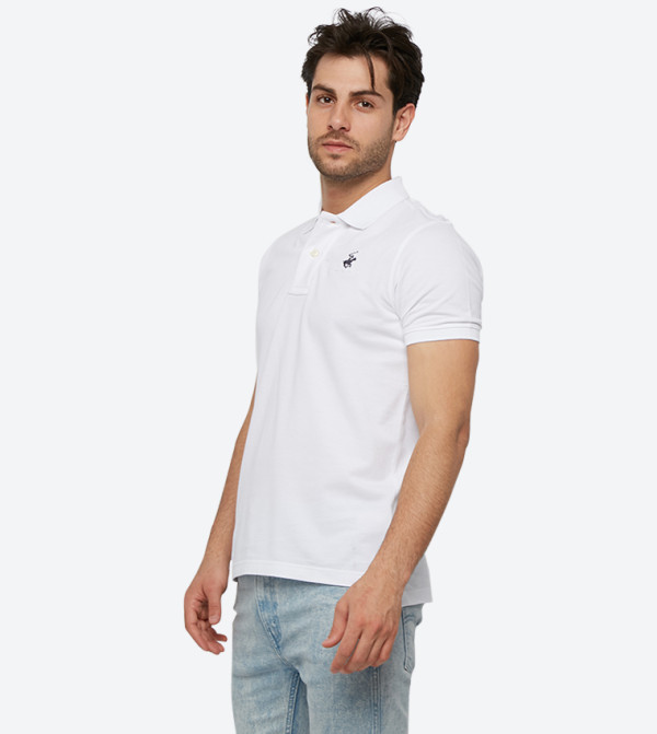 Beverly Hills Polo Club  - White Polo T-shirts