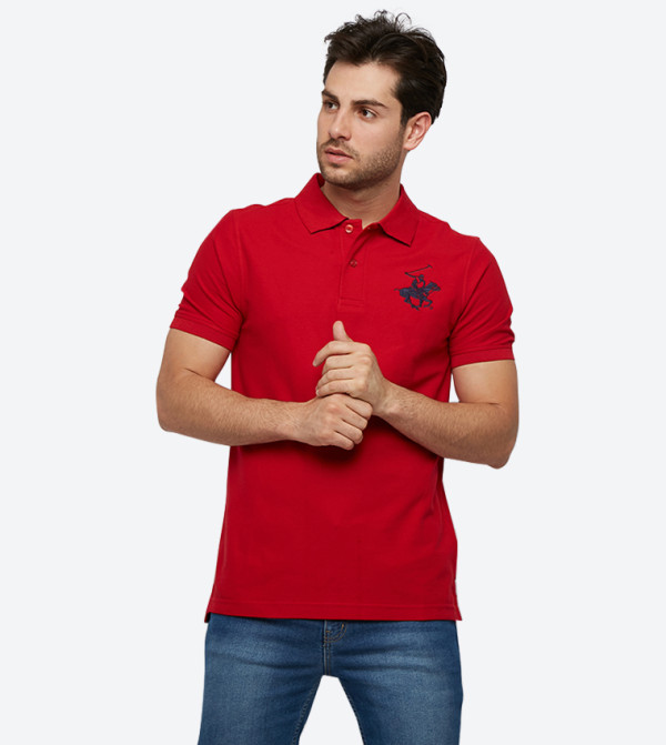 Beverly Hills Polo Club - Red Polo shirts
