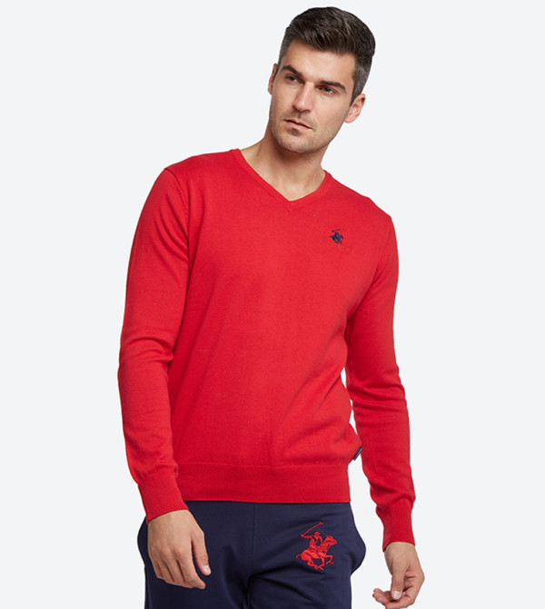 Beverly Hills Polo Club  Sweaters & Cardigans - Red Sweaters