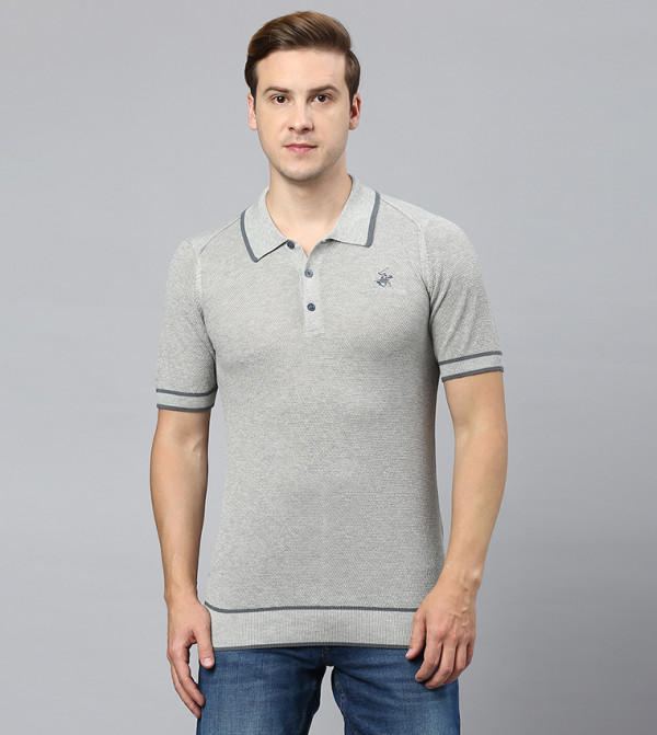 Beverly Hills Polo Club  Cardigans - Ash Grey Sweater