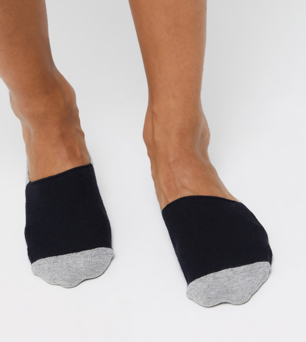Beverly Hills Polo Club  No show Socks - Grey Socks