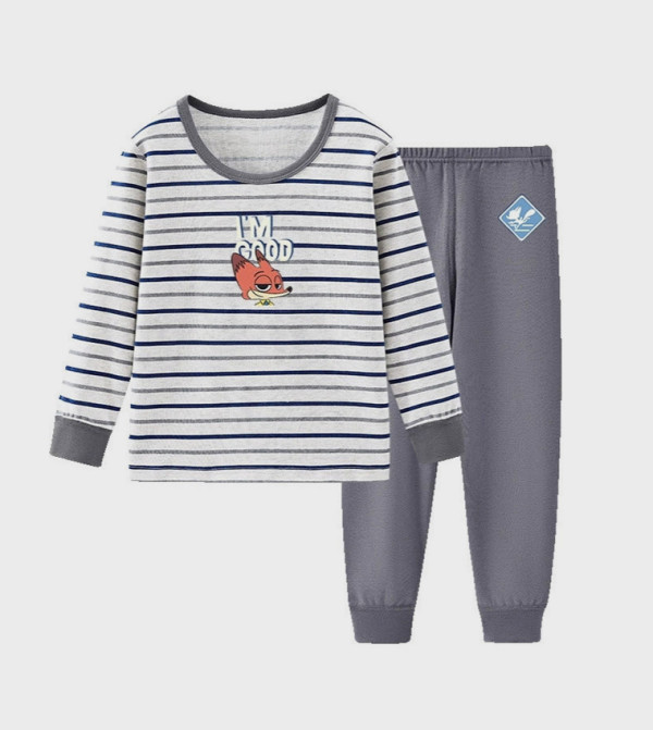 BIDANI  Nightwear - Grey Top & Pyjama Sets