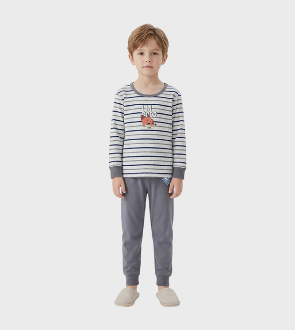 BIDANI  Nightwear - Grey Top & Pyjama Sets
