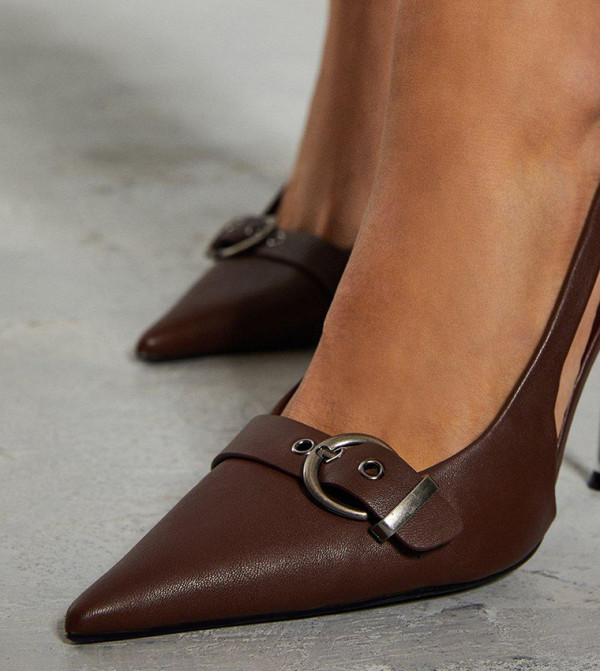MissPap - Outlet MissPap - Brown Pumps