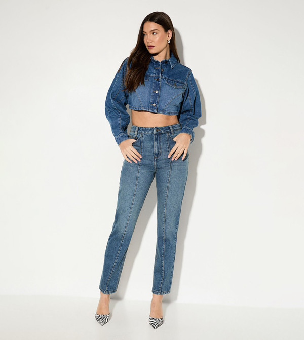 MissPap  Jeans - Blue Straight Jeans