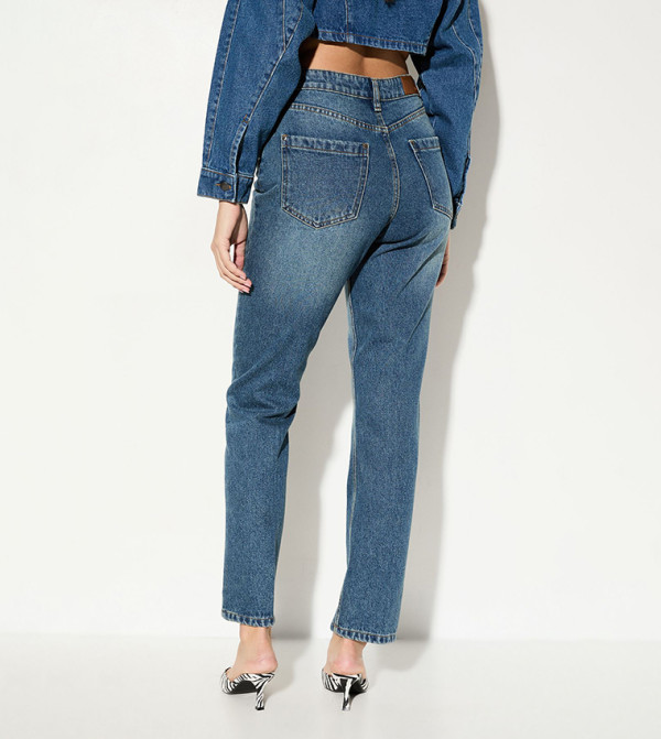 MissPap  Jeans - Blue Straight Jeans