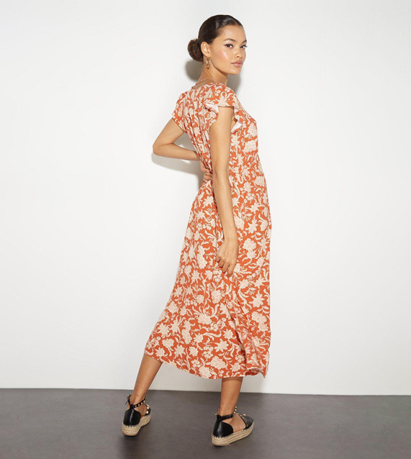Dorothy Perkins Dorothy Perkins - Orange Midi Dresses