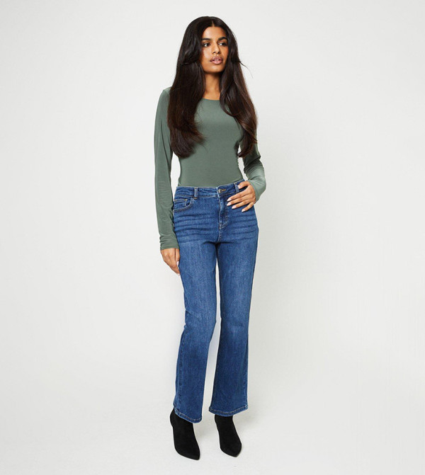 Dorothy Perkins Bootcut Jeans - Blue Bootcut Jeans