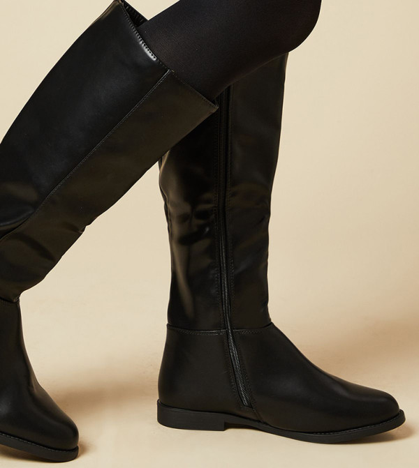 Dorothy Perkins - Outlet  - Black Knee length Boots