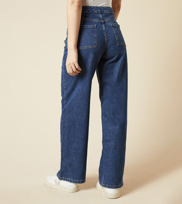دوروثي بيركينز denim-obsessed - أزرق Wide Leg Jeans