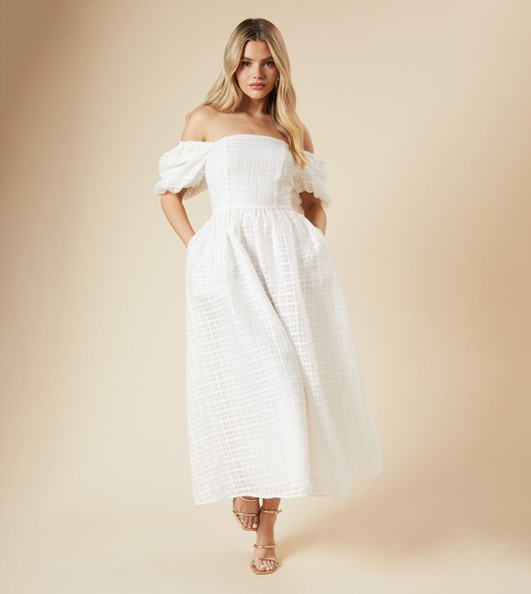 دوروثي بيركينز  فساتين - أبيض Midi Dresses