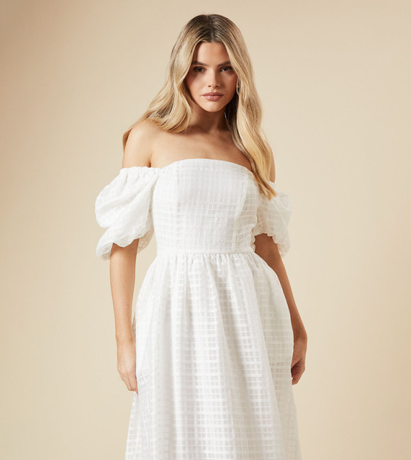 دوروثي بيركينز  فساتين - أبيض Midi Dresses