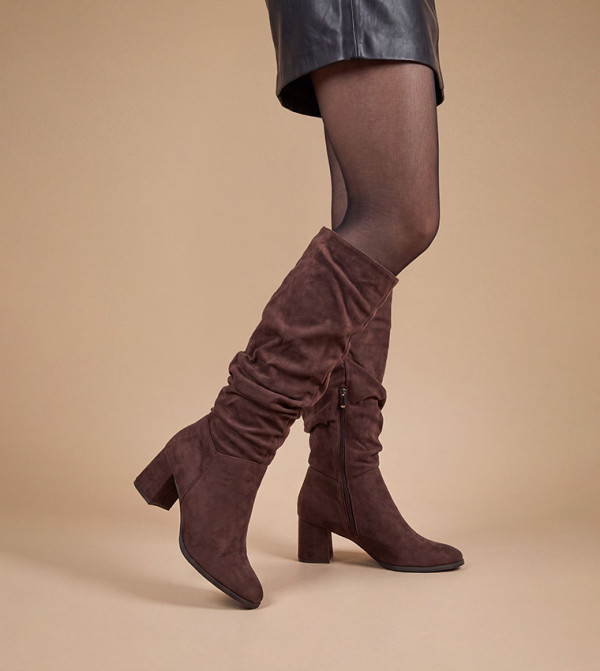 Dorothy Perkins  Knee High Boots - Brown Knee length Boots