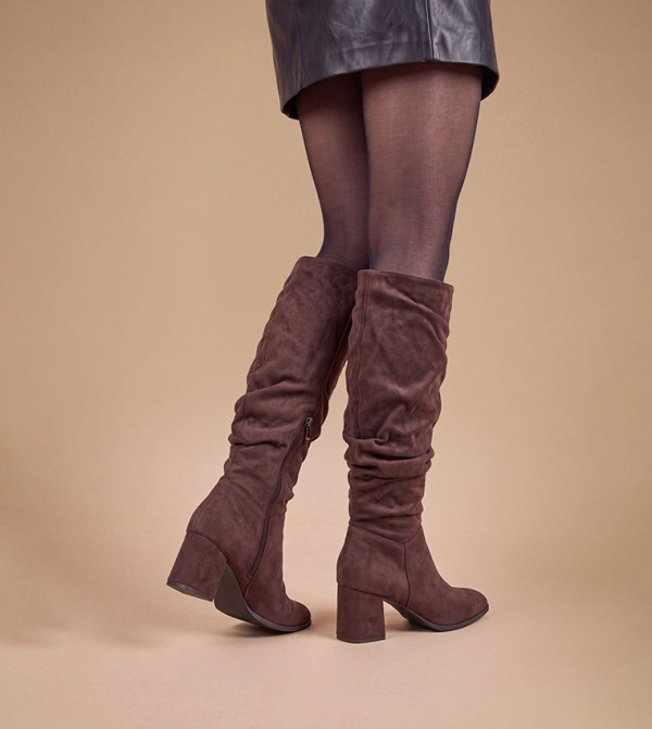Dorothy Perkins  Knee High Boots - Brown Knee length Boots
