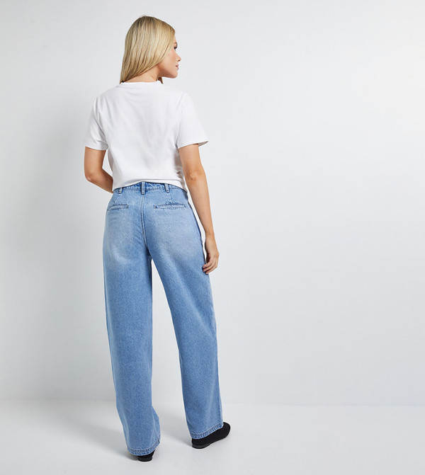 دوروثي بيركينز  denim-obsessed - أزرق Wide Leg Jeans
