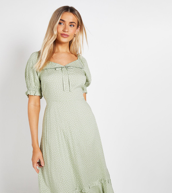 دوروثي بيركينز  romance-lace-edits - أخضر Midi Dresses